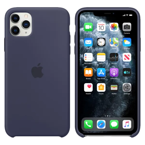 Husă pentru smartphone Apple iPhone 11 Pro Max Apple/ Back/ TPU/ Midnight Blue photo 3 Husă pentru smartphone Apple iPhone 11 Pro Max Apple/ Back/ TPU/ Midnight Blue photo 3
