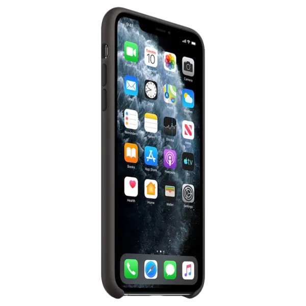 Чехол для смартфона Apple iPhone 11 Pro Max Apple/ Back/ TPU/ Черный photo 2 Чехол для смартфона Apple iPhone 11 Pro Max Apple/ Back/ TPU/ Черный photo 2