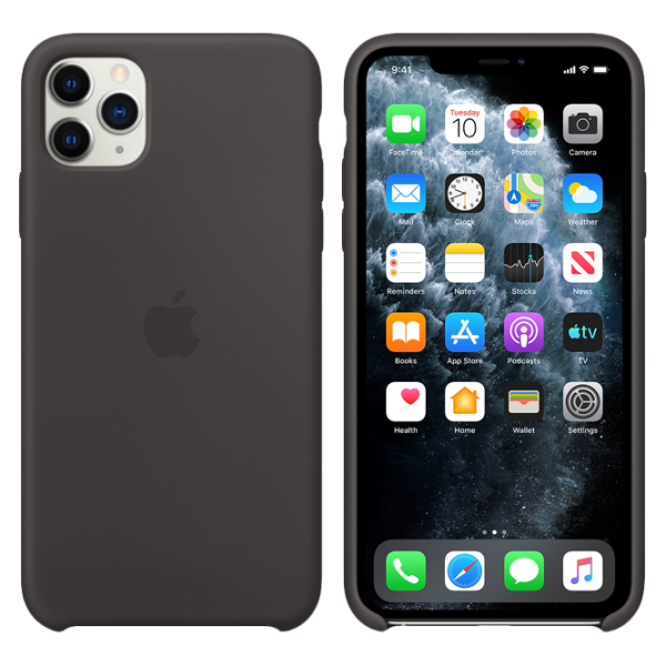 Чехол для смартфона Apple iPhone 11 Pro Max Apple/ Back/ TPU/ Черный photo 3 Чехол для смартфона Apple iPhone 11 Pro Max Apple/ Back/ TPU/ Черный photo 3