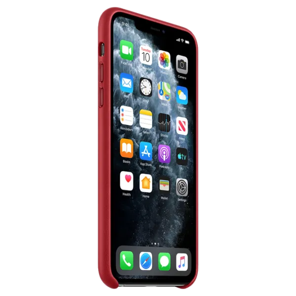 Husă pentru smartphone Apple iPhone 11 Pro Max Apple/ Back/ Piele/ PRODUCT Red photo 2 Husă pentru smartphone Apple iPhone 11 Pro Max Apple/ Back/ Piele/ PRODUCT Red photo 2