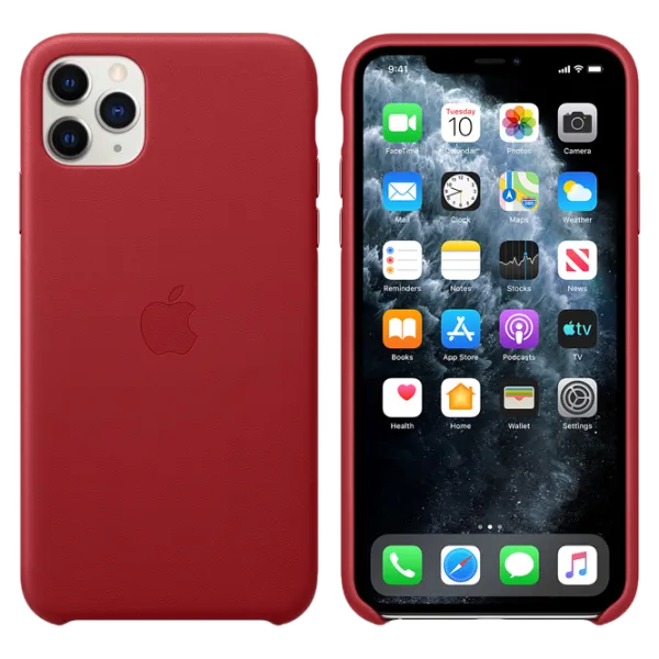 Husă pentru smartphone Apple iPhone 11 Pro Max Apple/ Back/ Piele/ PRODUCT Red photo 3 Husă pentru smartphone Apple iPhone 11 Pro Max Apple/ Back/ Piele/ PRODUCT Red photo 3