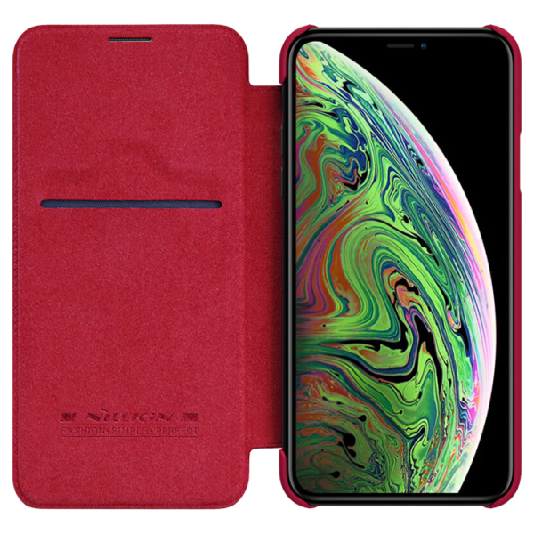 Чехол для смартфона Apple iPhone 11 Pro Max Nillkin/ Flip Cover/ Кожа/ Красный photo 3
