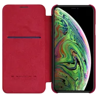 Чехол для смартфона Apple iPhone 11 Pro Max Nillkin/ Flip Cover/ Кожа/ Красный photo 3