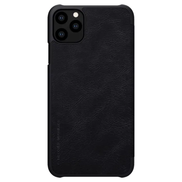 Husa Apple iPhone 11 Pro Max Nillkin Flip Cover/ Leather/ Black photo 2