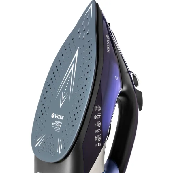 Fier de călcat Vitek VT-8321 Clasic/ 2600 W/ Blue photo 2