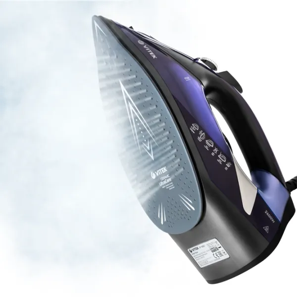 Fier de călcat Vitek VT-8321 Clasic/ 2600 W/ Blue photo 3