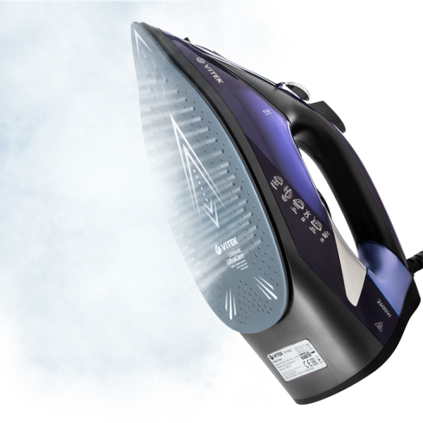 Fier de călcat Vitek VT-8321 Clasic/ 2600 W/ Blue photo 3