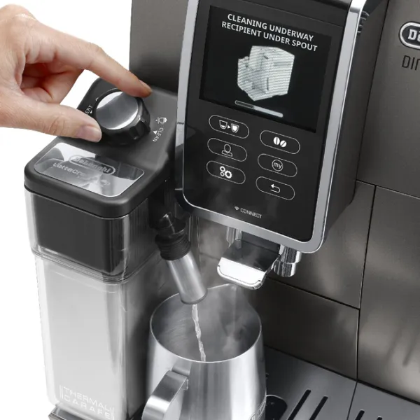 Aparat de cafea DeLonghi ECAM370.95T Automată / 1.8 l / Gray photo 5