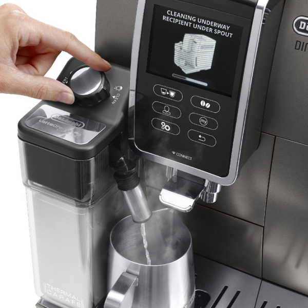 Aparat de cafea DeLonghi ECAM370.95T Automată / 1.8 l / Gray photo 5