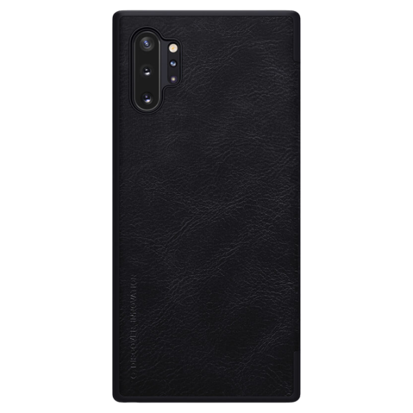 Husa Samsung Galaxy Note 10+ Nillkin Flip Cover/ Leather/ Black photo 2
