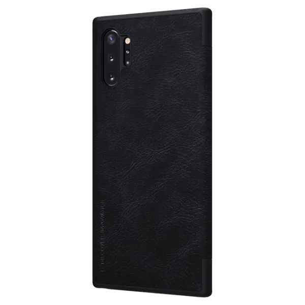 Husa Samsung Galaxy Note 10+ Nillkin Flip Cover/ Leather/ Black photo 3