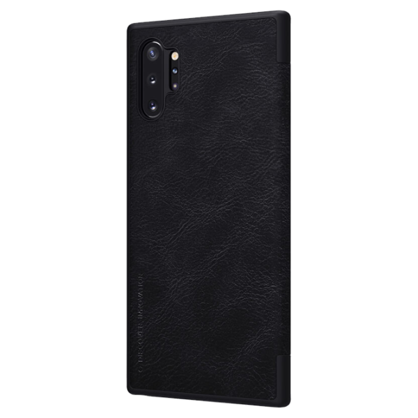 Husa Samsung Galaxy Note 10+ Nillkin Flip Cover/ Leather/ Black photo 3