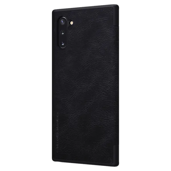 Husa Samsung Galaxy Note 10 Nillkin Flip Cover/ Leather/ Black photo 3
