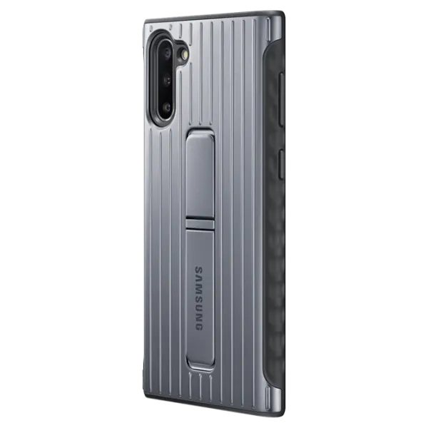 Husă pentru smartphone Samsung Galaxy Note 10 Samsung/ Back/ PC/ Silver photo 2