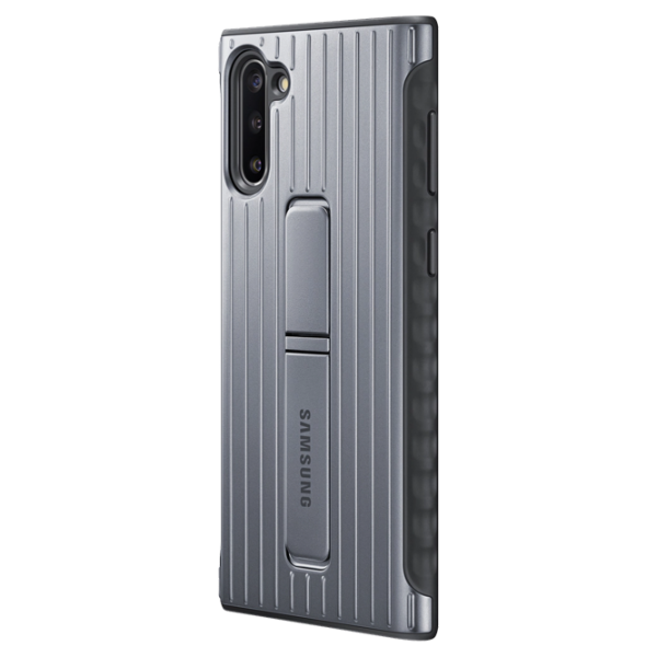 Husă pentru smartphone Samsung Galaxy Note 10 Samsung/ Back/ PC/ Silver photo 2