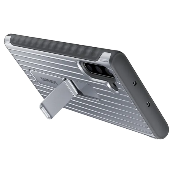 Husă pentru smartphone Samsung Galaxy Note 10 Samsung/ Back/ PC/ Silver photo 5