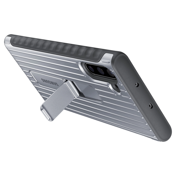 Husă pentru smartphone Samsung Galaxy Note 10 Samsung/ Back/ PC/ Silver photo 5