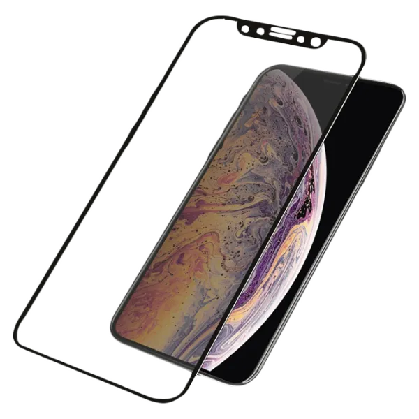 Sticla Protectoare PanzerGlass iPhone X 0.33 mm/ Anti Glare/ Black photo 2