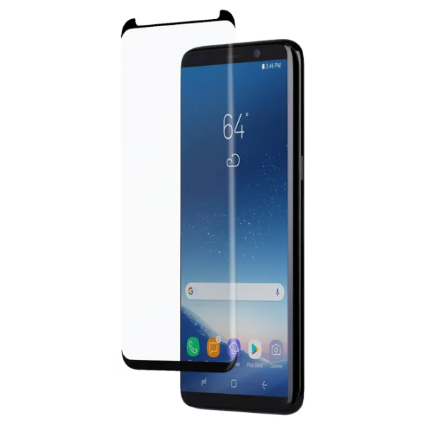 Защитное стекло Moshi Galaxy S9 Plus (G965) Anti Scratch/ Черный photo 2