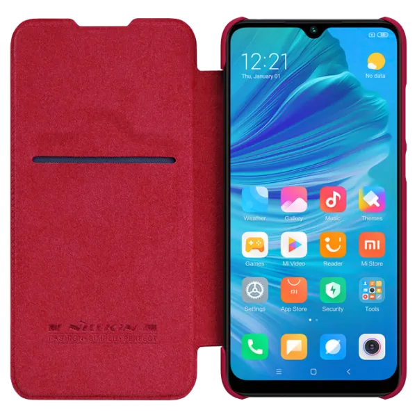 Husa Xiaomi Mi A3 Nillkin Flip Cover/ Leather/ Red photo 3