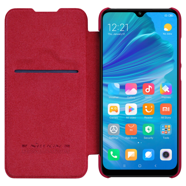 Husa Xiaomi Mi A3 Nillkin Flip Cover/ Leather/ Red photo 3