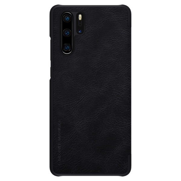 Husa Huawei P30 Pro Nillkin Flip Cover/ Leather/ Black photo 2