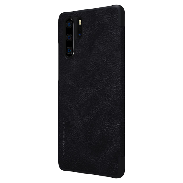 Husa Huawei P30 Pro Nillkin Flip Cover/ Leather/ Black photo 3