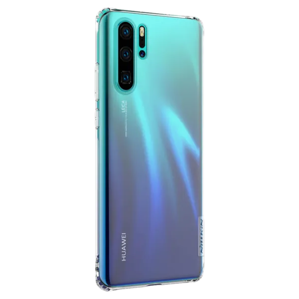 Husă pentru smartphone Huawei P30 Pro Nillkin/ Back/ TPU/ Transparent White photo 2