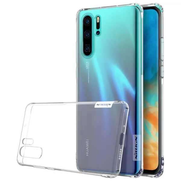 Husă pentru smartphone Huawei P30 Pro Nillkin/ Back/ TPU/ Transparent White photo 4
