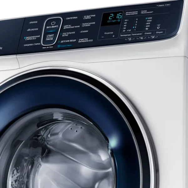 Стиральная машина Samsung WW80K52E61WDBY 8 кг / 1200 об/мин / Белый photo 6