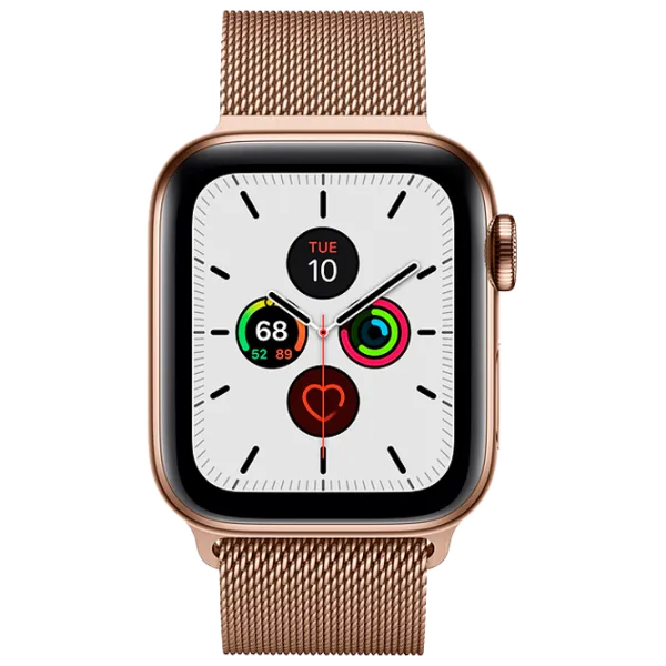 Умные часы Apple Watch Series 5 1.57"/ MWX72/ Milanese Loop Золотой photo 2 Умные часы Apple Watch Series 5 1.57"/ MWX72/ Milanese Loop Золотой photo 2