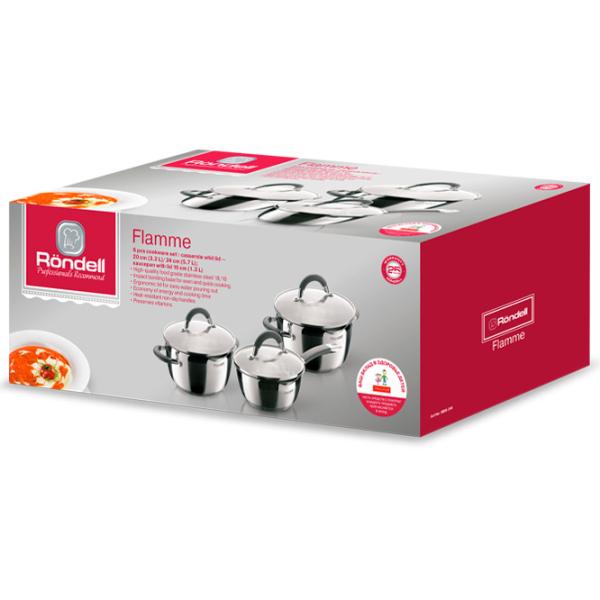 Set de cratițe Rondell RDS-341 5.7 l Oțel inoxidabil/ Silver photo 7 Set de cratițe Rondell RDS-341 5.7 l Oțel inoxidabil/ Silver photo 7