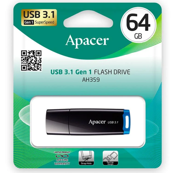 Apacer AH359 64 ГБ Синий photo 5