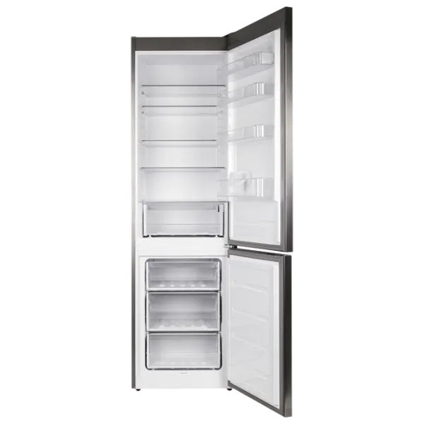 Frigider Indesit LI9 S1Q X cu congelator jos 369 l / 201 cm / Gray photo 3