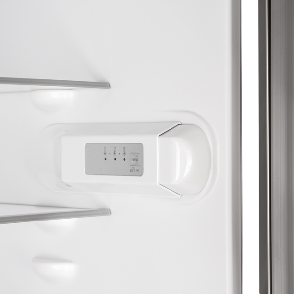 Frigider Indesit LI9 S1Q X cu congelator jos 369 l / 201 cm / Gray photo 4