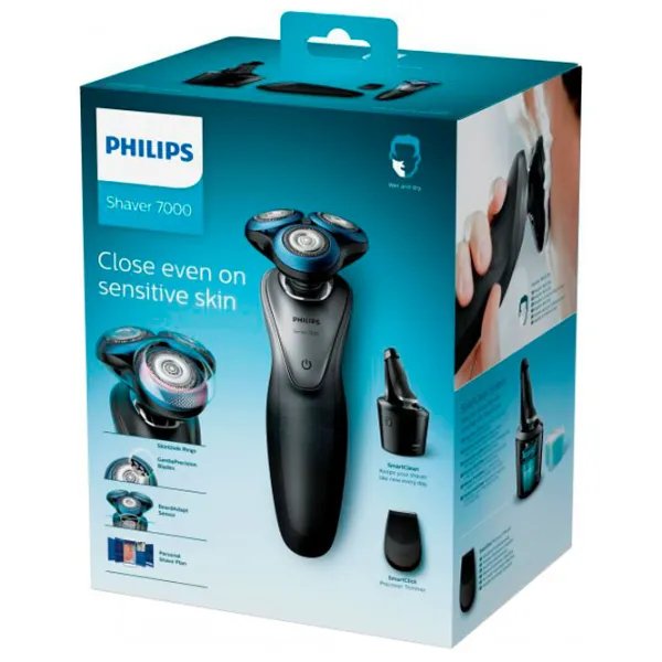 Бритва электрическая Philips S7930/16 Черный Синий  photo 5