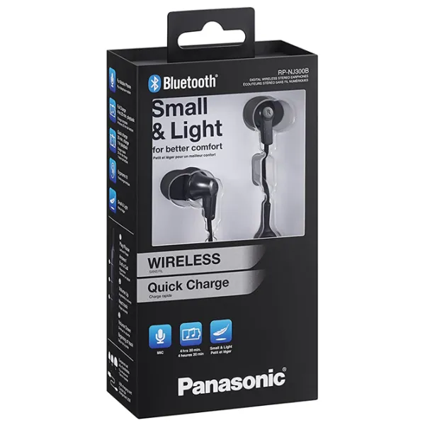 Căști Panasonic RP-NJ300BGCA Black Fără fir/ Personal photo 6