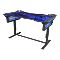 Masă gaming E-Blue EGT004 Blue photo 2