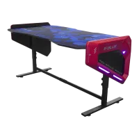 Masă gaming E-Blue EGT003 Pro Red Blue photo 2