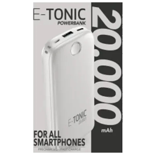 Power Bank Cellularline E-Tonic 20000 мАч/ Белый photo 3 Power Bank Cellularline E-Tonic 20000 мАч/ Белый photo 3