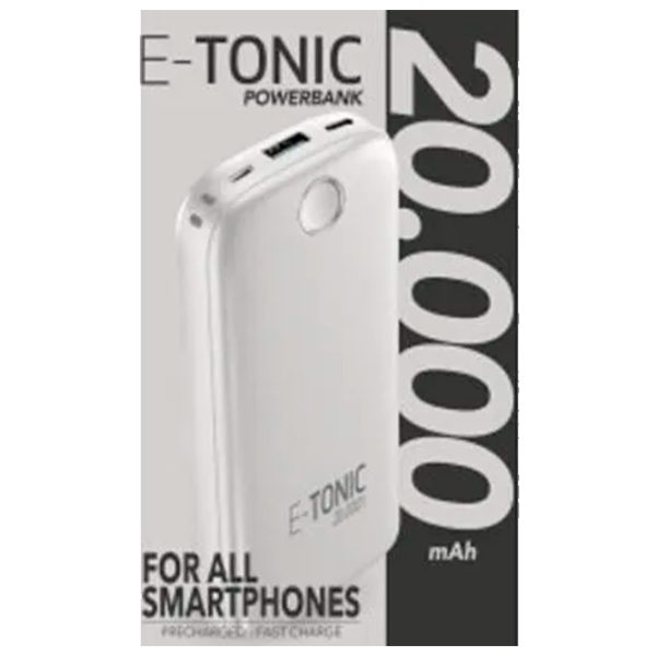 Power Bank Cellularline E-Tonic 20000 мАч/ Белый photo 3 Power Bank Cellularline E-Tonic 20000 мАч/ Белый photo 3