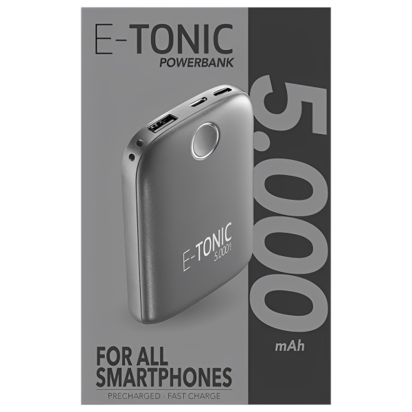 Power Bank Cellularline E-Tonic 5000 мАч/ Черный photo 4 Power Bank Cellularline E-Tonic 5000 мАч/ Черный photo 4