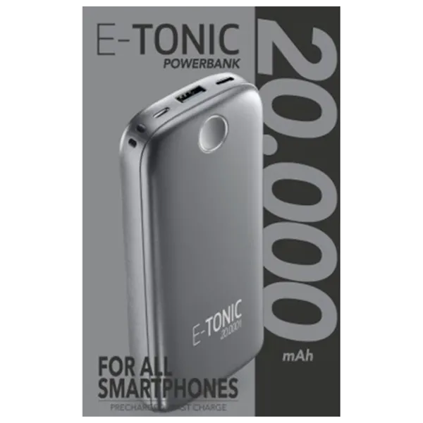 Power Bank Cellularline E-Tonic 20000 mAh/ Black photo 3 Power Bank Cellularline E-Tonic 20000 mAh/ Black photo 3