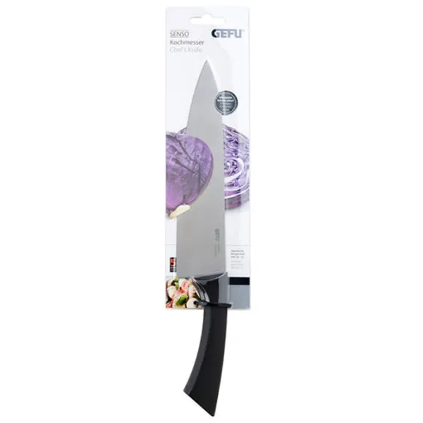 Cuțit de bucătărie GEFU SENSO 41264 Oțel inoxidabil / Black photo 3