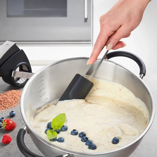Spatulă GEFU CREMOSO 41267 Oțel inoxidabil / Black photo 2