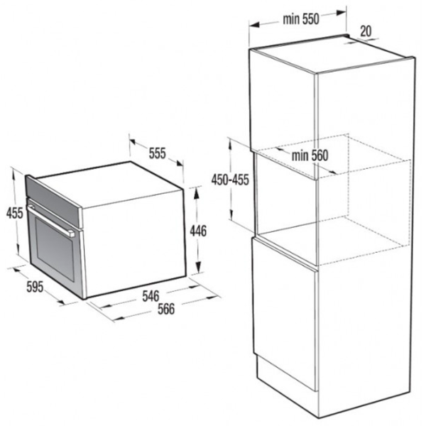 Cuptor încorporabil Gorenje BCM 547 S12X 3000 W/ Black photo 5