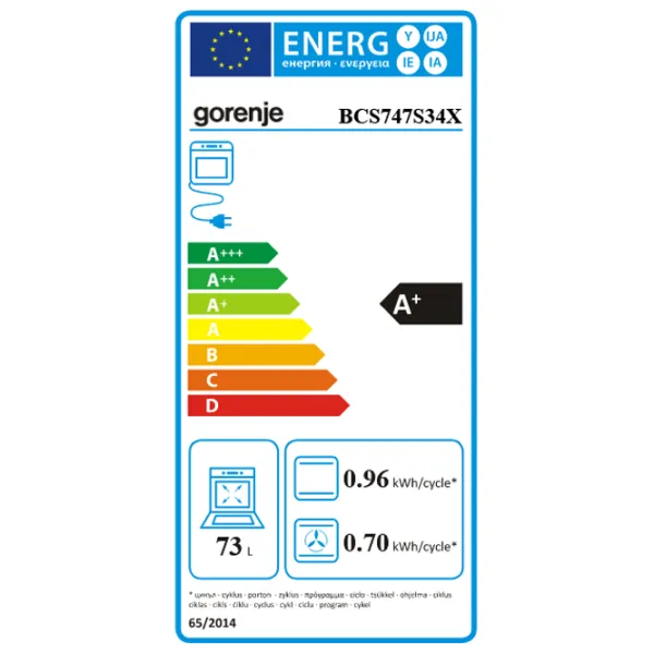 Cuptor încorporabil Gorenje BCS 747 S34X 3400 W/ Black photo 5
