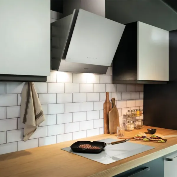 Hotă Gorenje WHI 6 SYW Înclinată/ White/ Gray photo 5