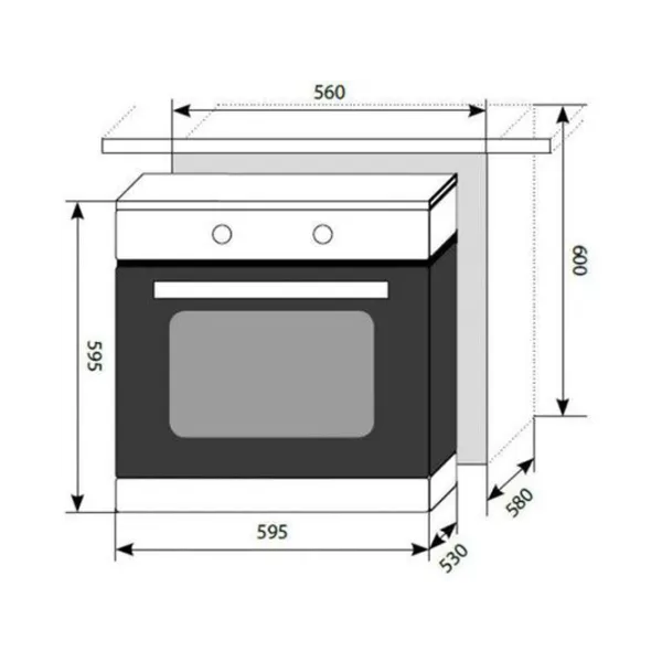 Cuptor încorporabil Gorenje BO 758 KR 3300 W/ White photo 4