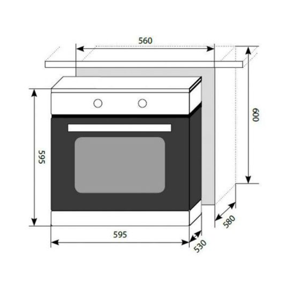 Cuptor încorporabil Gorenje BO 758 KR 3300 W/ White photo 4